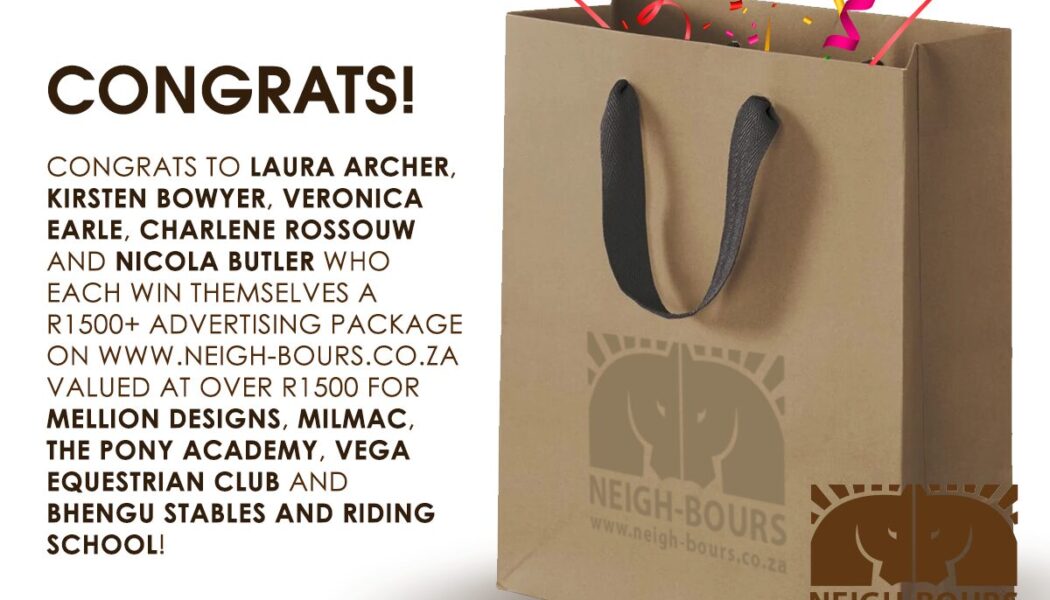 Neigh-Bours Giveaway Winners
