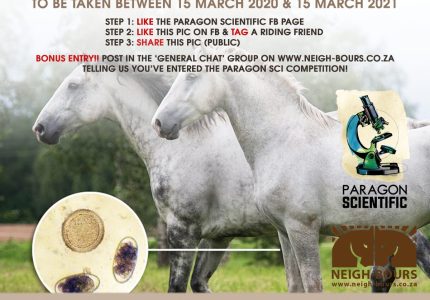 WIN faecal egg counts for your yard valued at R4500!