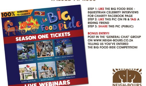 The Big Food Ride – Equestrian Celebrity Interviews Season 1 competition winner announced!