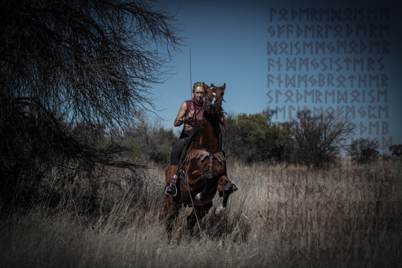 “Odin, I bid you take your place in the halls of Valhalla, where the brave shall live forever. Nor shall we mourn but rejoice, for those that have died the glorious death.” - A Shield Maiden's Prayer... Johané Goosen on Thunder.