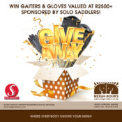 WIN Gaiters & Gloves sponsored by Solo Saddlers!