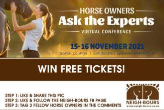 WIN Tickets to the Horse Owners Ask the Experts Virtual Conference