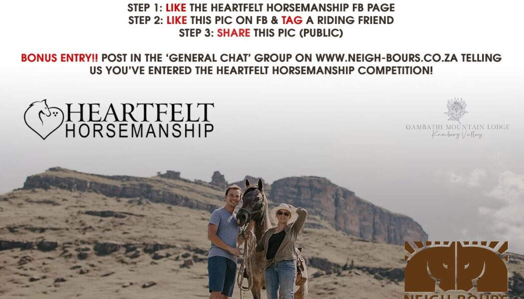 WIN a spot at the February Heartfelt Horsemanship Retreat