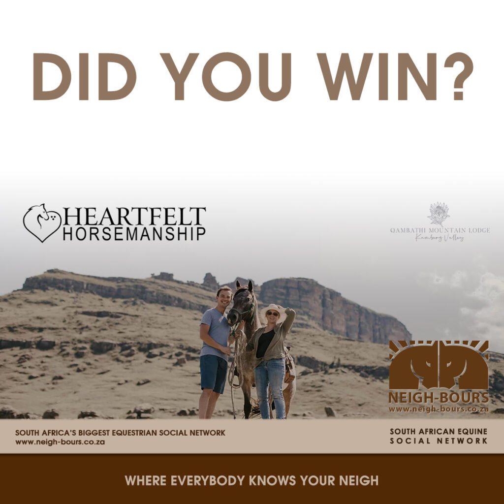WINNERS DRAWING: Heartfelt Horsemanship Retreat